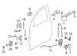 Chevy SS Exterior Door Handle Diagram - 13577717