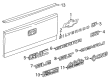 Chevy Silverado 1500 Emblem Diagram - 23463809