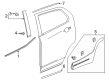 GMC Terrain Door Moldings Diagram - 84538084
