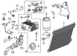 Chevy Silverado EV A/C Condenser Diagram - 86812596
