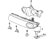 Saturn SL2 Headlight Diagram - 21111169