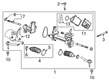 Chevy Traverse Limited Radius Heat Shield Diagram - 84699802