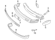Chevy S10 Air Deflector Diagram - 15956263