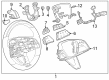 Cadillac OPTIQ Cruise Control Switch Diagram - 13551022