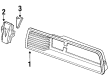 Pontiac 6000 Grille Diagram - 10023581