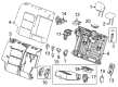 GMC Terrain Armrest Diagram - 26501621