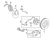 Chevy Suburban 2500 Brake Pads Diagram - 25852957