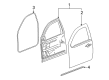 Chevy Suburban 1500 Weather Strip Diagram - 22766410