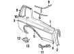 Cadillac 60 Special Fuel Door Diagram - 20561410