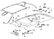 Cadillac ESCALADE IQ Dome Light Connector Diagram - 85021867