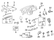 Chevy Instrument Panel Light Bulb Diagram - 19115807