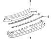 Pontiac 6000 Bumper Cover Diagram - 10042580