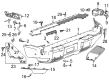 GMC Hummer EV SUV Bumper Diagram - 86535819