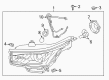 GMC Acadia Headlight Diagram - 84710270