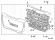 GMC Acadia Emblem Diagram - 84360934