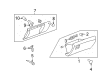 Chevy Traverse Glove Box Diagram - 22832084