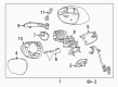 Buick Car Mirror Diagram - 84144745