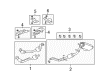 Hummer Exhaust Pipe Diagram - 25832242
