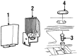 Pontiac Grand Prix Lighting Control Module Diagram - 10433646
