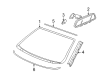 Oldsmobile Windshield Diagram - 22676100