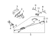 Cadillac Catalytic Converter Gasket Diagram - 25768055