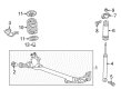 Chevy Volt Strut Mounts Diagram - 13252362