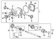 Cadillac CV Joint Companion Flange Diagram - 85115562