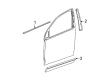Saturn Vue Door Moldings Diagram - 15258977