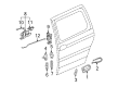 Chevy Uplander Interior Door Handle Diagram - 15222933