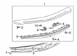 Cadillac Spoiler Diagram - 84609086