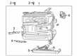 Chevy Silverado 1500 LTD Headlight Diagram - 84989877
