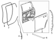 Cadillac ESCALADE IQ Door Seal Diagram - 84987536