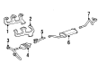 Chevy R2500 Suburban Exhaust Pipe Diagram - 15584680