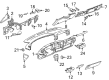 Chevy Suburban 1500 Cup Holder Diagram - 15746096