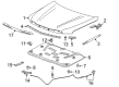 Chevy Suburban Hood Release Cable Diagram - 85120260