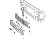 Chevy S10 Blazer Grille Diagram - 15653680