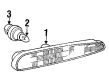 Oldsmobile Side Marker Light Diagram - 25727862