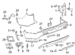 GMC Acadia Bumper Cover Diagram - 84180677