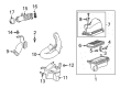 Pontiac Vibe Mass Air Flow Sensor Diagram - 19204726