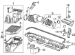 Chevy Silverado 3500 HD Engine Cover Diagram - 84262962