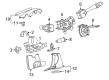 Pontiac Solstice Steering Column Cover Diagram - 15890960