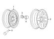 Buick LaCrosse Spare Wheel Diagram - 9594713