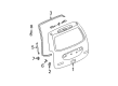 Saturn Liftgate Hinge Diagram - 22624116