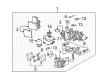 Hummer Brake Master Cylinder Repair Kit Diagram - 19258790