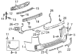 GMC Terrain Bumper Cover Diagram - 23287379