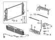 Buick Envista Radiator Diagram - 42766937