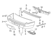 Chevy Suburban 2500 Bumper Cover Diagram - 20951796