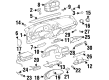 Pontiac Sunfire Air Deflector Diagram - 22652807