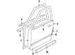 Chevy Celebrity Door Moldings Diagram - 10055270