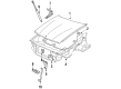Cadillac Hood Release Cable Diagram - 1628539